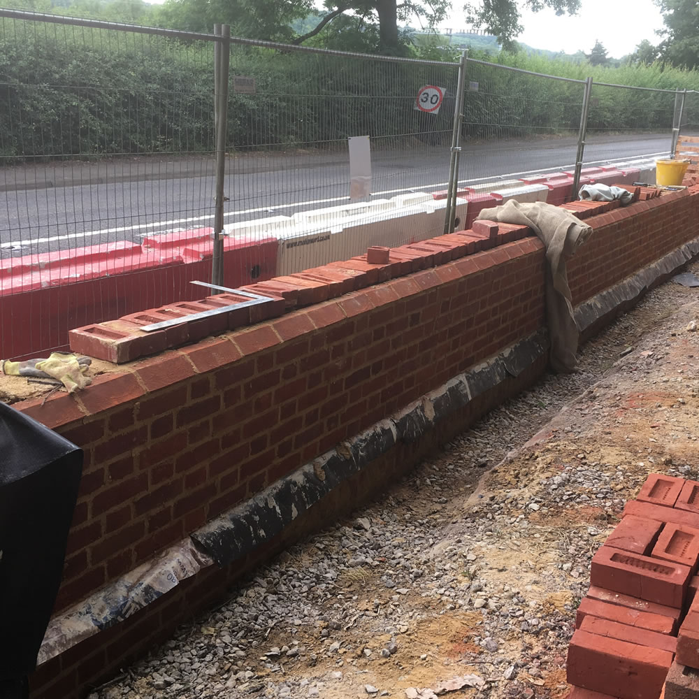 Basildon Park Boundary Wall