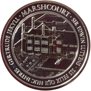 Coin showing view of Marsh Court
